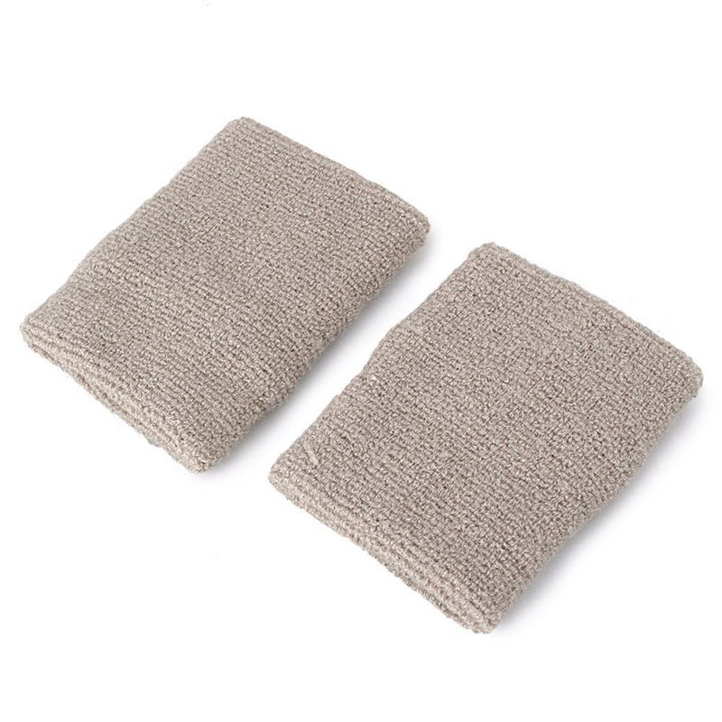 Mallofusa 10 Pack Colorful Sports Basketball Football Absorbent Wristband Party Outdoor Activity (Gray) Standard - Image 5
